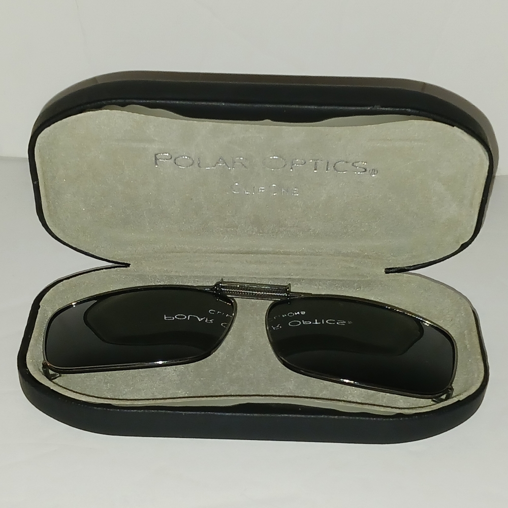 Polar Optics Polarized Clip-On Sunglasses